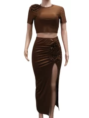 ผู้หญิง สง่างาม งานปาร์ตี้ ยาว เดรส 2025 woman club วันเกิด งานเลี้ยงตอนเย็น เดรส sets เดรส - Image 3