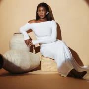 ยาว Sleeve รัดรูป สีพื้น Slim Fit ยาวคลุมข้อเท้า เดรส งานปาร์ตี้ - Image 3