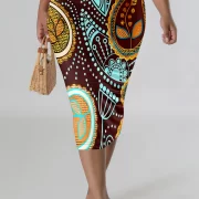 ยาวคลุมเข่า แขนกุด เดรส ไร้แขน ฤดูร้อน รัดรูป เดรส for วันหยุด Vibe - Image 6