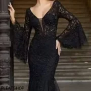 ผู้หญิง's Lace งานเลี้ยงตอนเย็น เดรส - Image 3