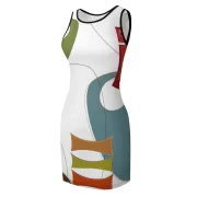 ไร้แขน Sunเดรส เดรส for ผู้หญิง clothes - Image 4