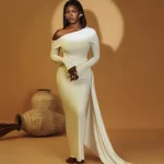 ยาว Sleeve รัดรูป สีพื้น Slim Fit ยาวคลุมข้อเท้า เดรส งานปาร์ตี้