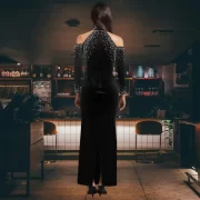 ยาว Sleeve คริสตัล รัดรูป ยาวคลุมข้อเท้า เดรส ฤดูใบไม้ร่วง วันหยุด งานเลี้ยงตอนเย็น วันเกิด Night งานปาร์ตี้ เซ็กซี่ เดรส - Image 2