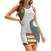 ไร้แขน Sunเดรส เดรส for ผู้หญิง clothes